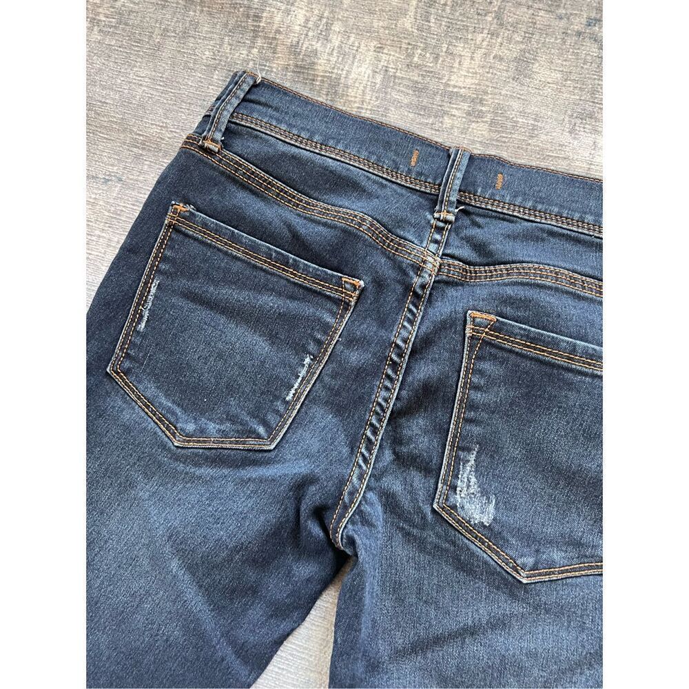 Free People Medium Blue Distressed Skinny Jeans Size 25 - Picture 4 of 6